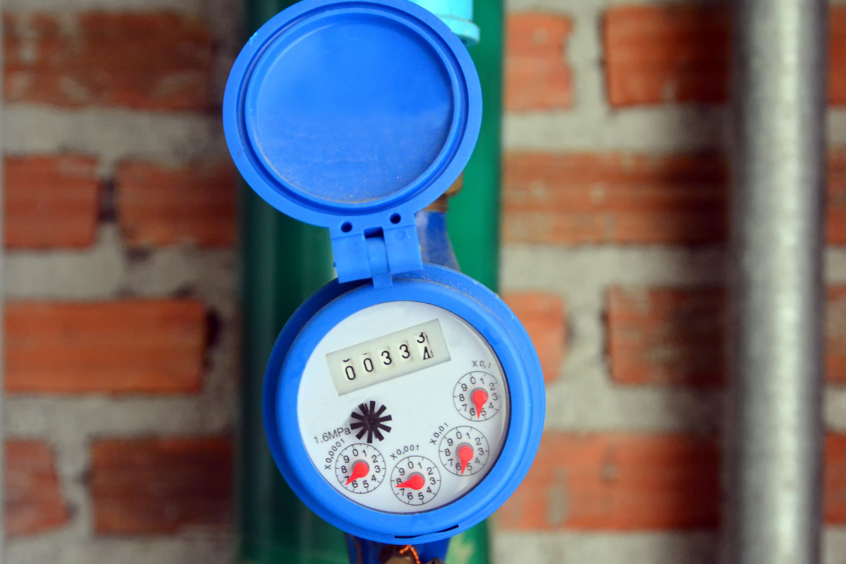 Water Meter Outside Home